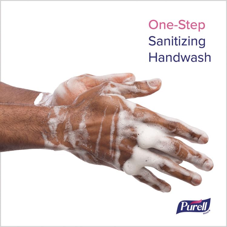 PURELL Antimicrobial Foaming Hand Soap Refill, For ES10 Dispensers, Fragrance-Free, 1,200 mL, 2/Carton