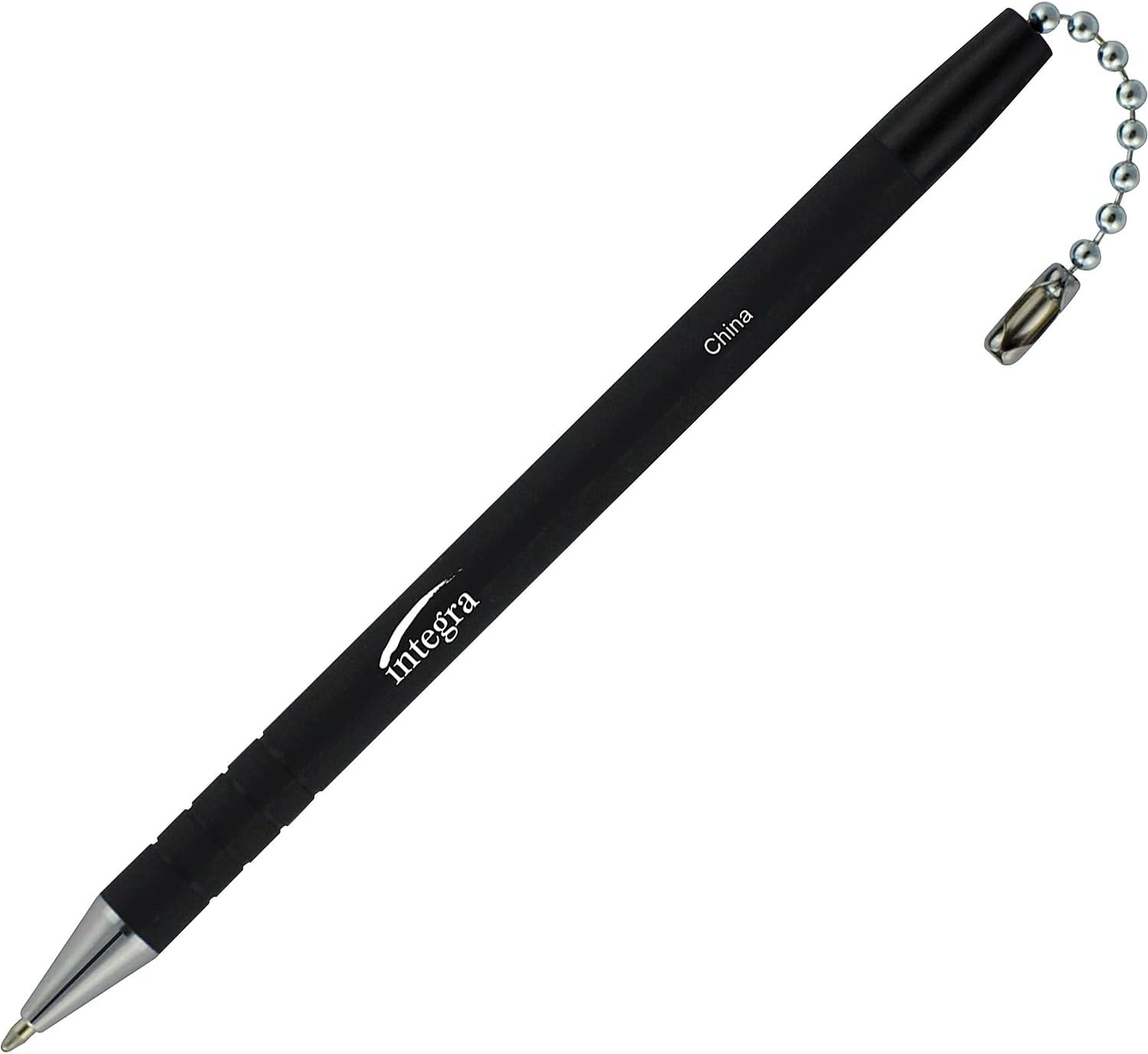 Integra Antimicrobial Replacement Counter Pen - Black - Rubber Barrel - 1 Each
