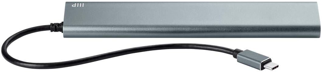 Monoprice 7 Port USB-C Hub - Aluminum, SuperSpeed Transfer Rates, Compatible With Apple MacBook, Google Chromebook & More