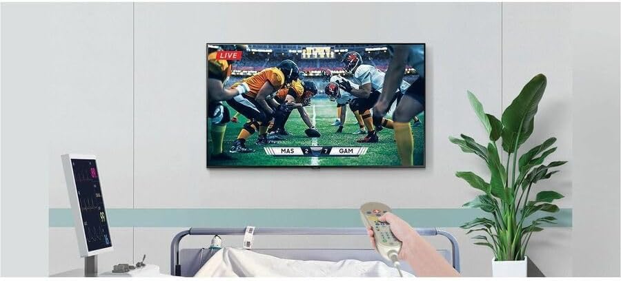 Samsung HG43CU703NFXZA 43in Smart Healthcare Tv Lynk Mntr Cloud Ul62368-1 Pillow Speaker 2yr