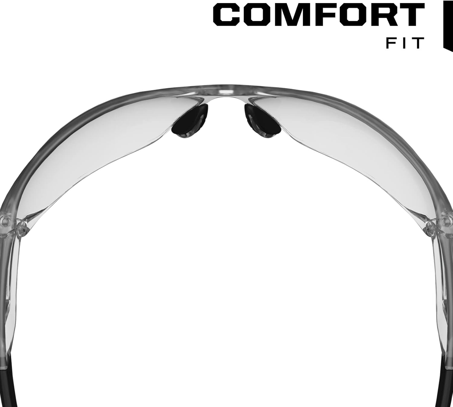 Mechanix Wear: Vision Type-N Safety Glasses with Advanced Anti Fog, Scratch Resistant, Rimless Lens, Protective Eyewear