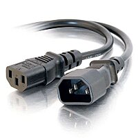 C2G Power Extension Cord, 18 AWG Monitor Power Cable