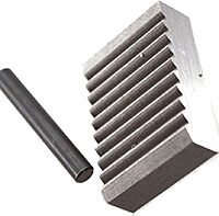 Ridgid 24" Heel w/pin Heel Jaw and Pin Assembly for Wrench, Silver, Small