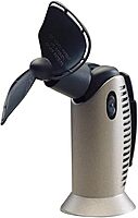 Caframo Tiny Tornado II 827 Handheld Fan, Titanium (Portable)