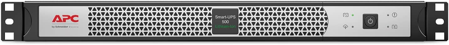 APC Smart-UPS 500VA Lithium-Ion UPS with SmartConnect Short-Depth 1U Rackmount