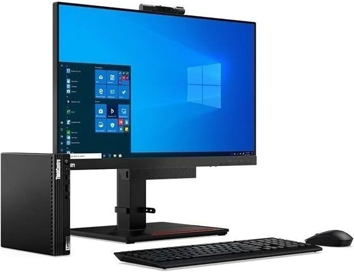 Lenovo ThinkCentre M75q Gen 2 11JN0089US Desktop Computer - AMD Ryzen 5 PRO 5650GE Hexa-core [6 Core] 3.40 GHz - 16 GB RAM DDR4 SDRAM M.2 PCI Express NVMe SSD - Tiny - Black