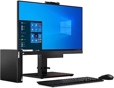 Lenovo ThinkCentre M75q Gen 2 11JN0089US Desktop Computer - AMD Ryzen 5 PRO 5650GE Hexa-core [6 Core] 3.40 GHz - 16 GB RAM DDR4 SDRAM M.2 PCI Express NVMe SSD - Tiny - Black