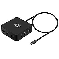 USB C Docking Station Multiport Adapter Type C Hub 2 HDMI Support 4K, VGA, RJ45 Ethernet Port, 65W PD Charging, 2*USB, SD/TF Card Reader, 3.5mm Audio Jack (TAA Compliant)