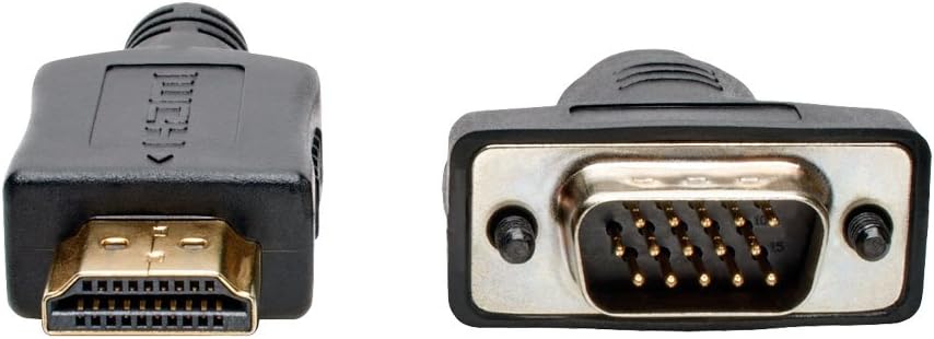 TRIPP LITE HDMI to VGA Active Converter Cable, Low-Profile HD15 M/M