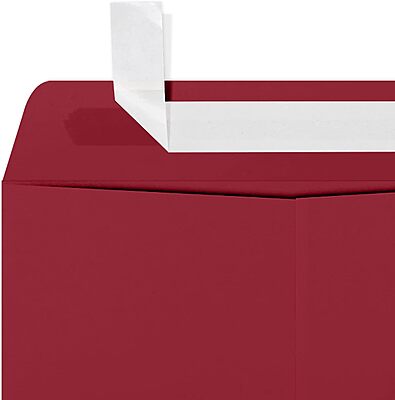 LUX Open-End 9in x 12in Envelopes, Peel & Press Closure