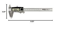 General Tools Digital Caliper #147 - 6" Precision Measuring Tool - Stainless Steel Ruler 0 - 6" Range 6-Inch Digital Caliper