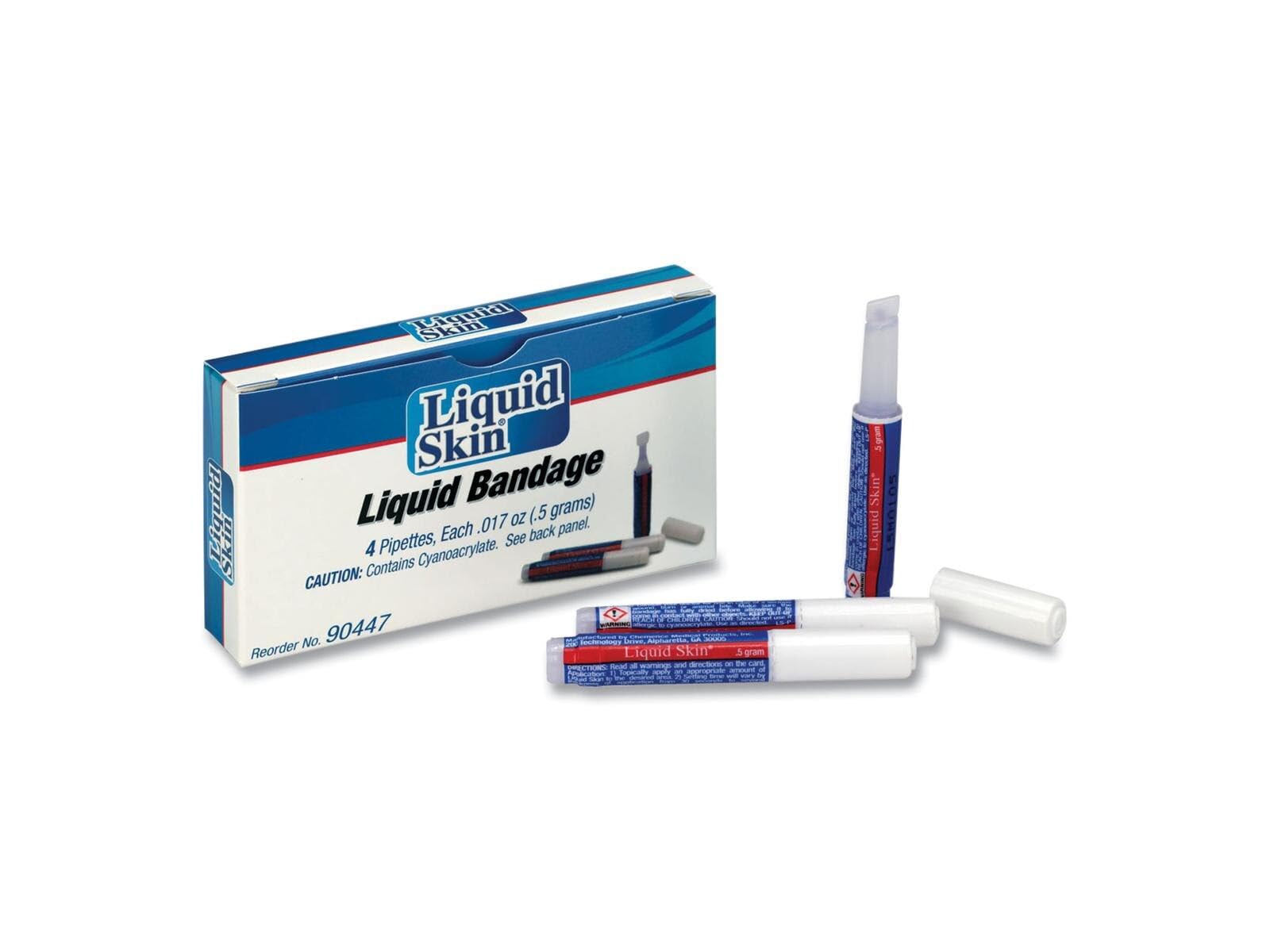 First Aid Only 90447 Refill For Smartcompliance General Business Cabinet, Liquid Skin Bandages