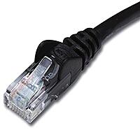 Belkin Cat. 5E UTP Patch Cable - RJ-45 Male - RJ-45 Male - 6in - Black