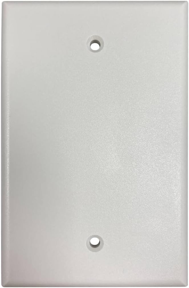 Tripp Lite Safe-IT Blank Outlet Wall Plate, Electrical & AV Applications, Ivory Matte, TAA Compliant