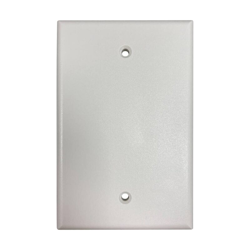 Tripp Lite Safe-IT Blank Outlet Wall Plate, Electrical & AV Applications, Ivory Matte, TAA Compliant