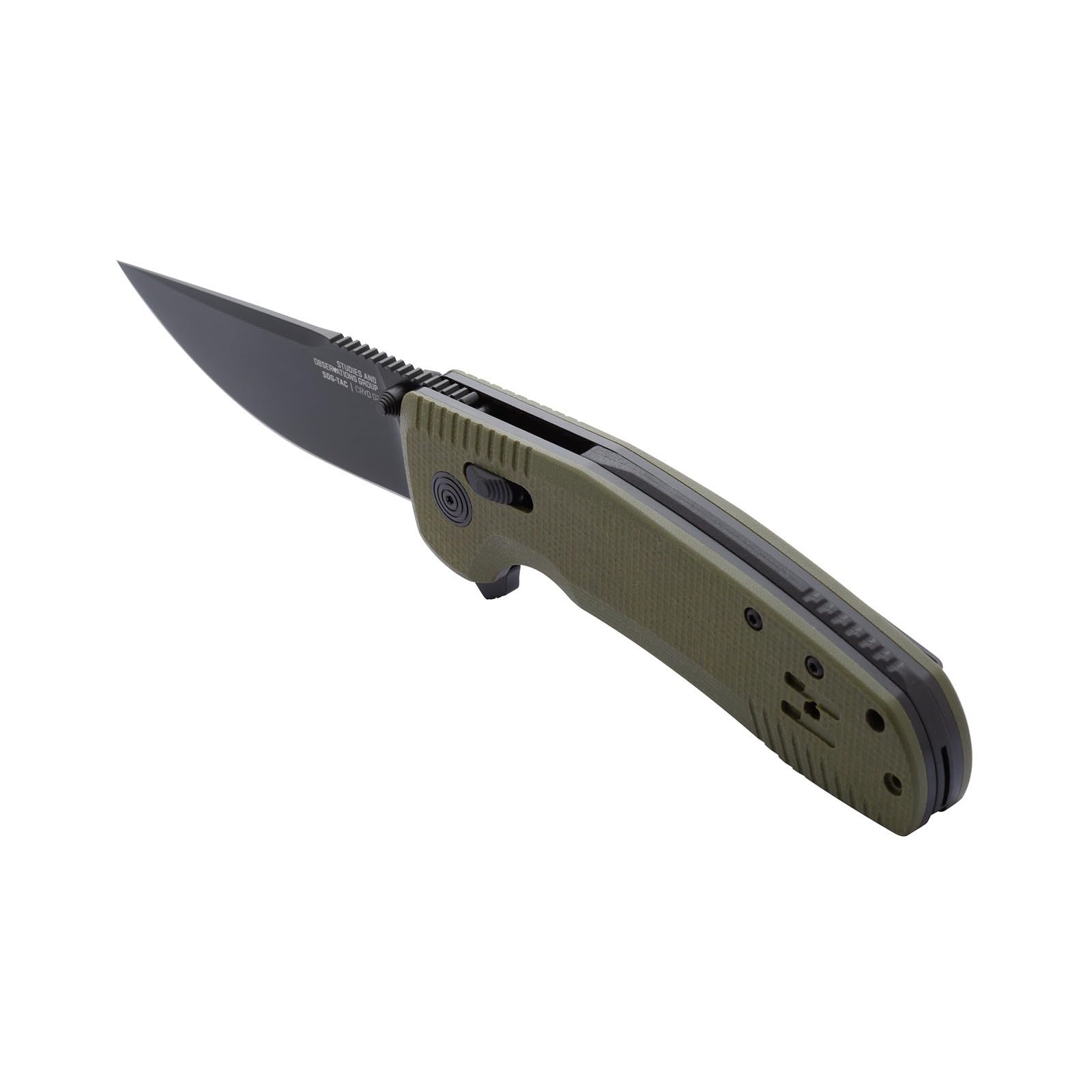 SOG TAC XR Professional Folding Knife | D2 Tool Steel & Ultra-Grip G10