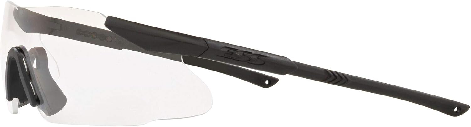 Oakley ESS Man Sunglasses Black Frame, Clear Lenses, 33MM