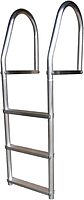 DOCK EDGE Fixed Eco Weld-Free Aluminum Dock Ladder