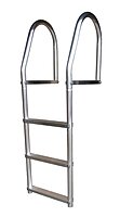 DOCK EDGE Fixed Eco Weld-Free Aluminum Dock Ladder
