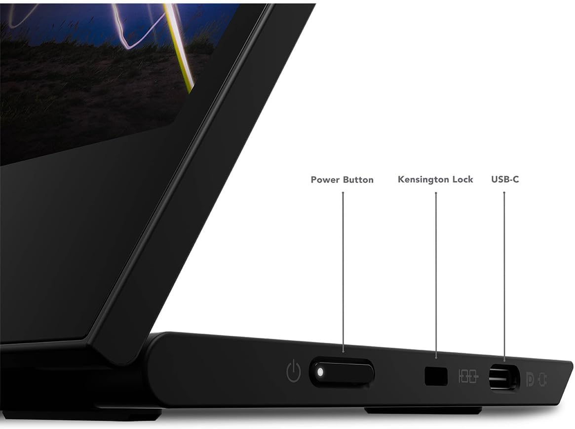 Lenovo ThinkVision M15 16in Class Full HD LED Monitor - 16:9 - Raven Black - 15.6in Viewable