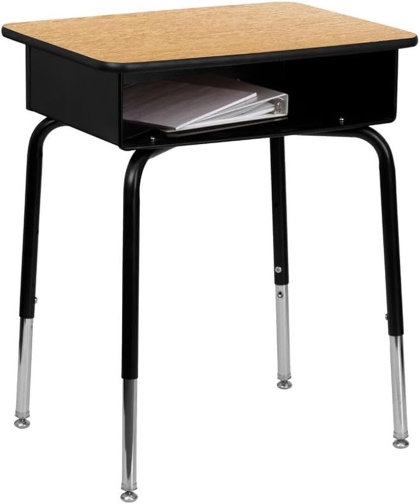 Flash Furniture Billie Open Front Student Desk for Classrooms or Remote Learning