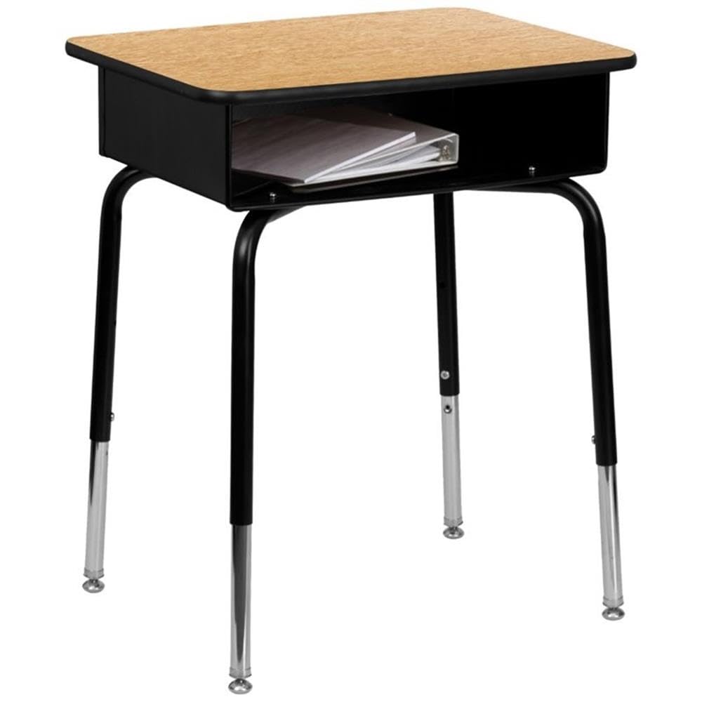 Flash Furniture Billie Open Front Student Desk for Classrooms or Remote Learning