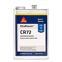 SikaBiresin CR72 Two-Component Epoxy Lamination System, Pale Amber, 1 Gallon, Part A