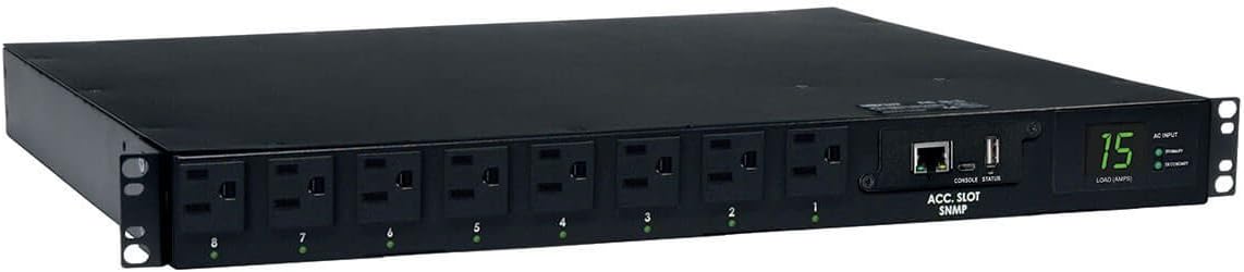 Tripp Lite 1.4kW Single-Phase ATS / Switched PDU with LX Platform Interface, 120V outlets (8 5-15R)