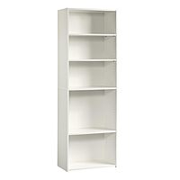 Sauder Beginnings 5-Shelf Bookcase with Adjustable Shelves