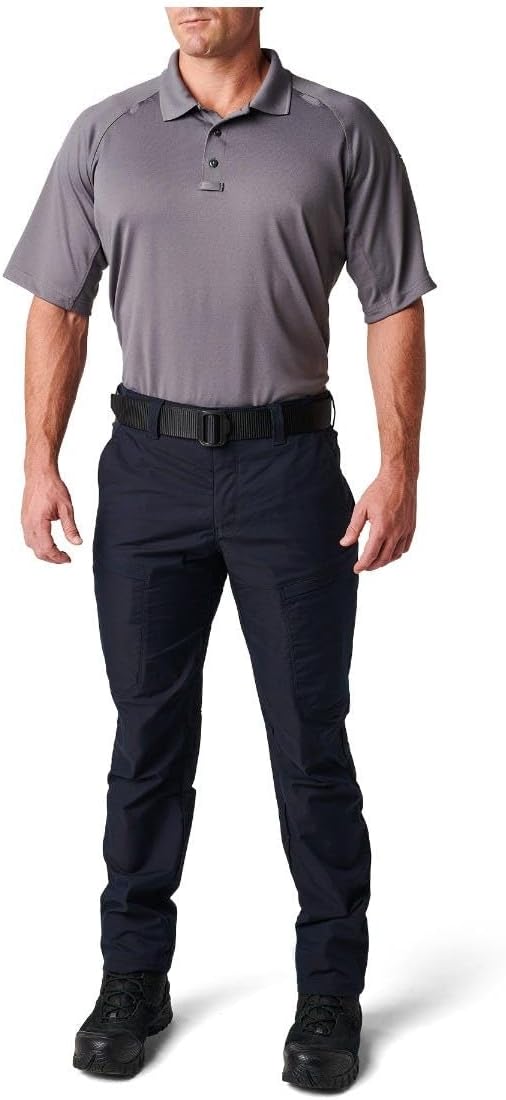 5.11 Tactical Men's Performance Short Sleeve Polo, 100% Polyester, Moisture Wicking, Style 71049