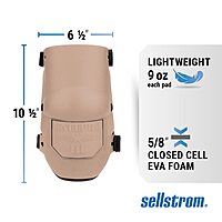 Sellstrom KneePro Ultra Flex III Professional Knee Pads with Triple-Layer Foam, Hinged Design & Speed Clips