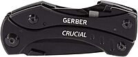 GERBER Crucial Multi-Tool - Black w/Pocket Clip & Strap Cutter [31-001518]