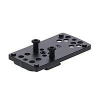 TRUGLO Pistol Red-Dot Sight Mount | CNC-Machined Billet Steel Dovetail Adapter