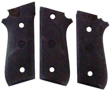 Hogue Rubber Grip Panel Set for Taurus PT-92, PT-99, PT-100, PT101, PT-92AR, Black - 99010