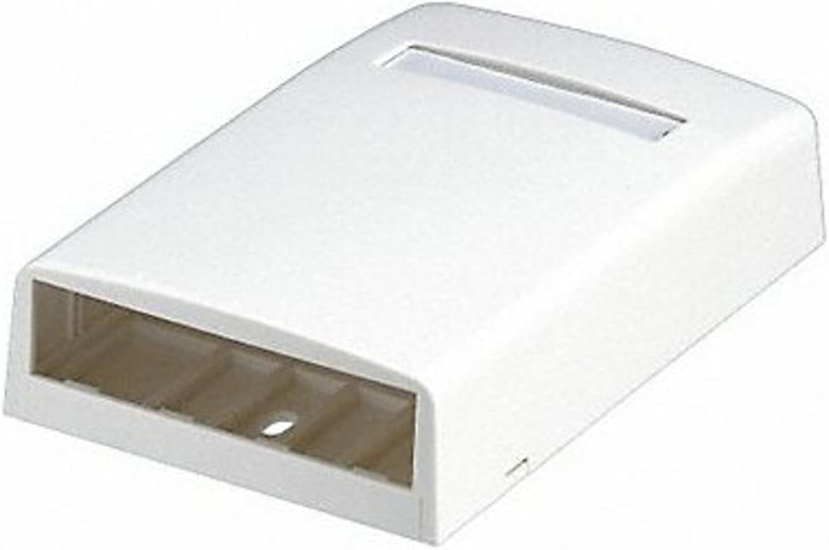 Panduit CBX4WH-AY 4-Port Surface Mounting Box for LD3/LDPH3/LD5/LDPH5, White