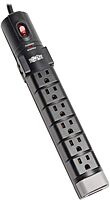 Tripp Lite 8 Outlet Surge Protector Power Strip, 6ft Cord Right Angle Plug, Tel/Modem, & $150K INSURANCE (TLP806TEL)