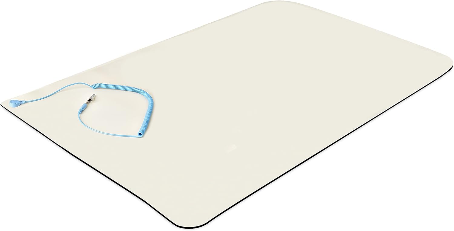 StarTech.com Anti Static Mat & ESD Wrist Strap with Grounding Wire - Anti-Static Wrist Band (SWS100)