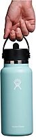 Hydro Flask Wide Mouth Flex Straw Cap Bottle - Insulated Stainless Steel