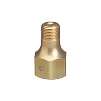 Western Enterprises B-70 Male NPT Outlet Adapters for Manifold Pipelines, Argon/Helium/Nitrogen, 1/4"