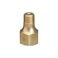 Western Enterprises B-70 Male NPT Outlet Adapters for Manifold Pipelines, Argon/Helium/Nitrogen, 1/4"