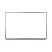 Luxor Home Office School Wall-Mounted Magnetic Dry Erase Whiteboard with Aluminum Frame - 36"W x 24"H