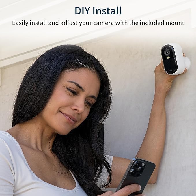 ARLO Essential Security Wireless 2K Camera with Spotlight, 2nd Gen