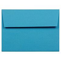 JAM Paper Blue Booklet Invitation Envelopes, Recycled, Gummed Seal
