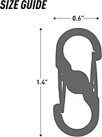 Nite Ize S-Biner MicroLock Stainless Steel Dual-Gate Carabiner Key Holder