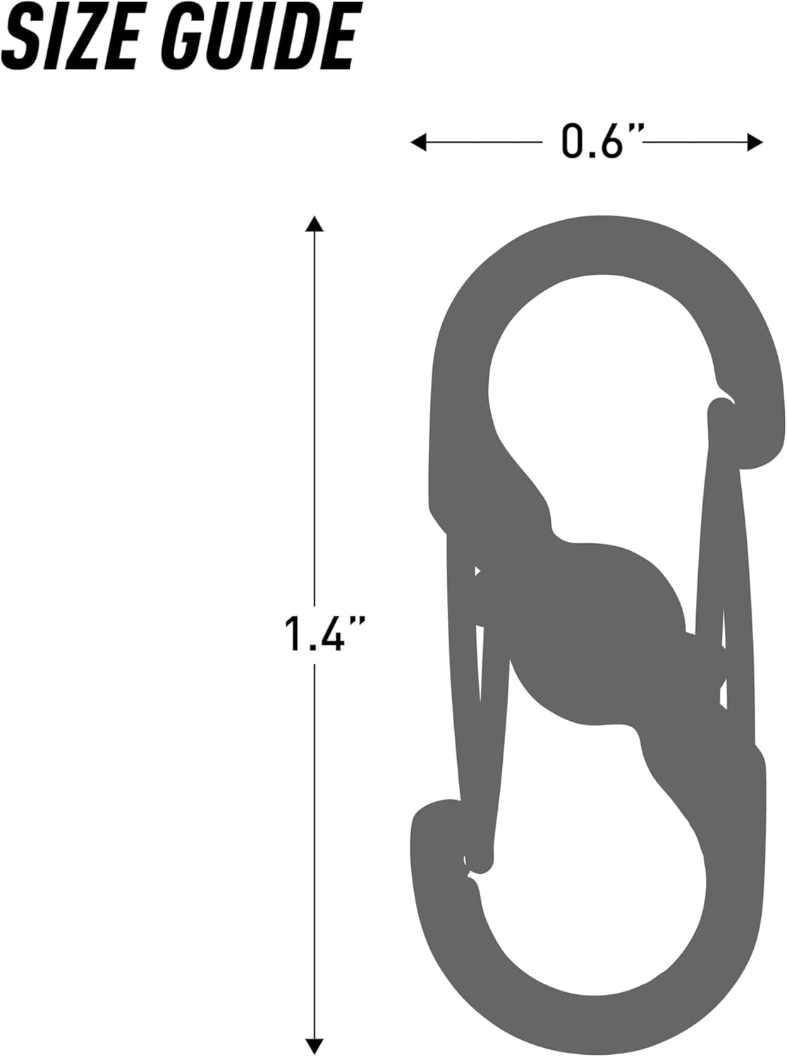 Nite Ize S-Biner MicroLock Stainless Steel Dual-Gate Carabiner Key Holder