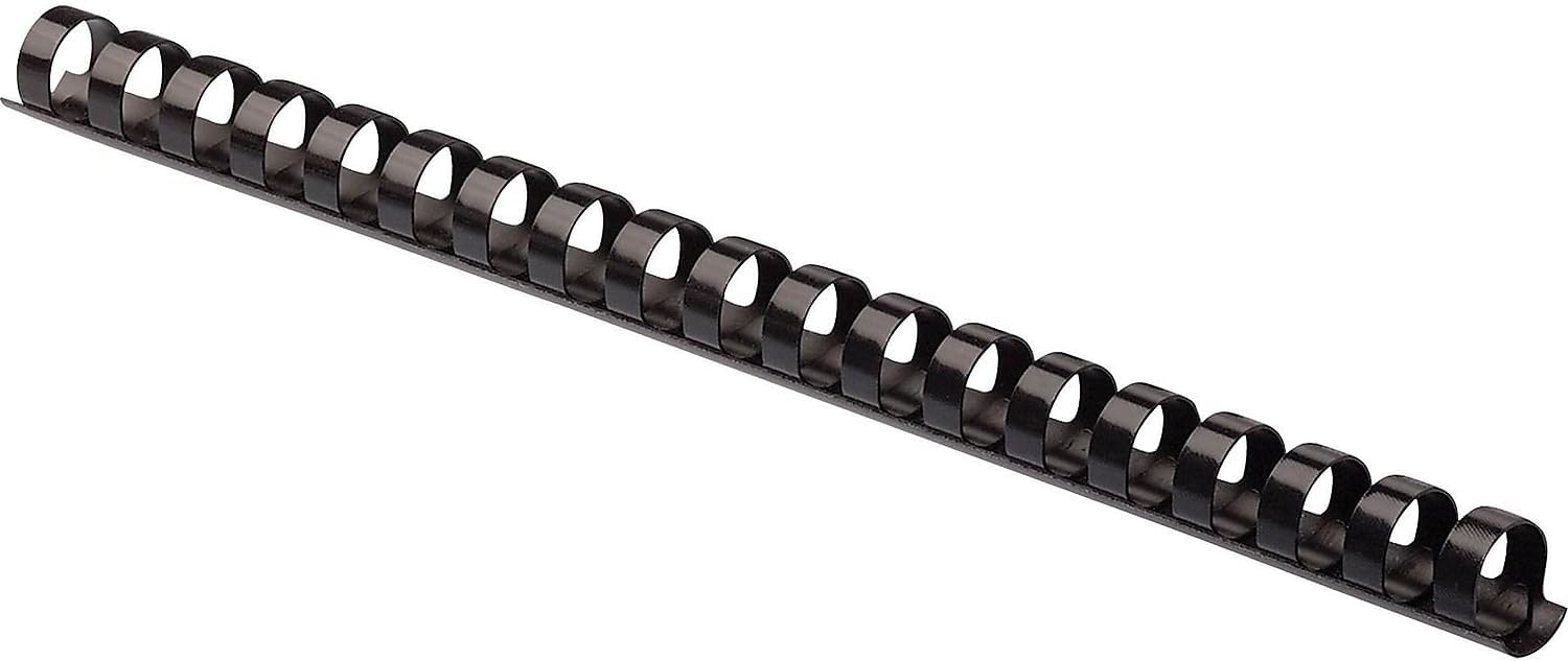 Fellowes Plastic Comb Bindings, 19-Ring, Letter Size