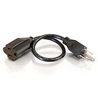 C2G Outlet Saver Power Extension Cord - 18 AWG NEMA 5-15P to 5-15R