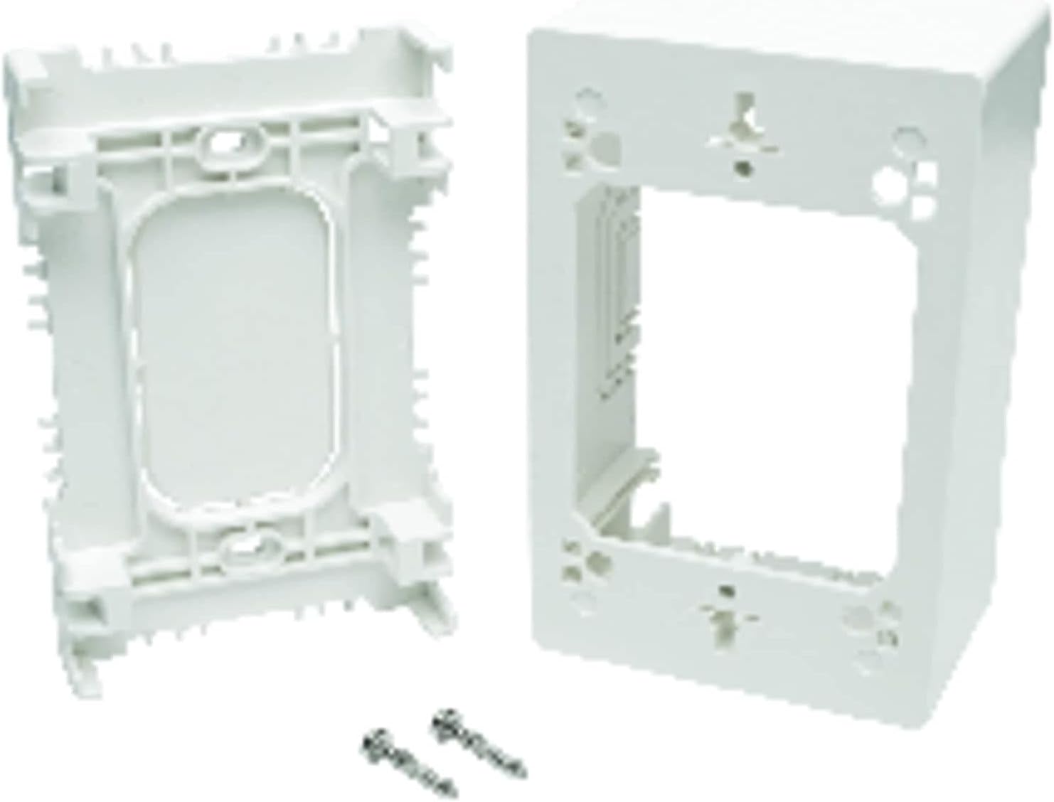 Tripp Lite Single-Gang Universal Keystone Wall Plate (N080 Series), White