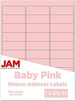 JAM PAPER Mailing Address Labels - Self-Adhesive Rectangular