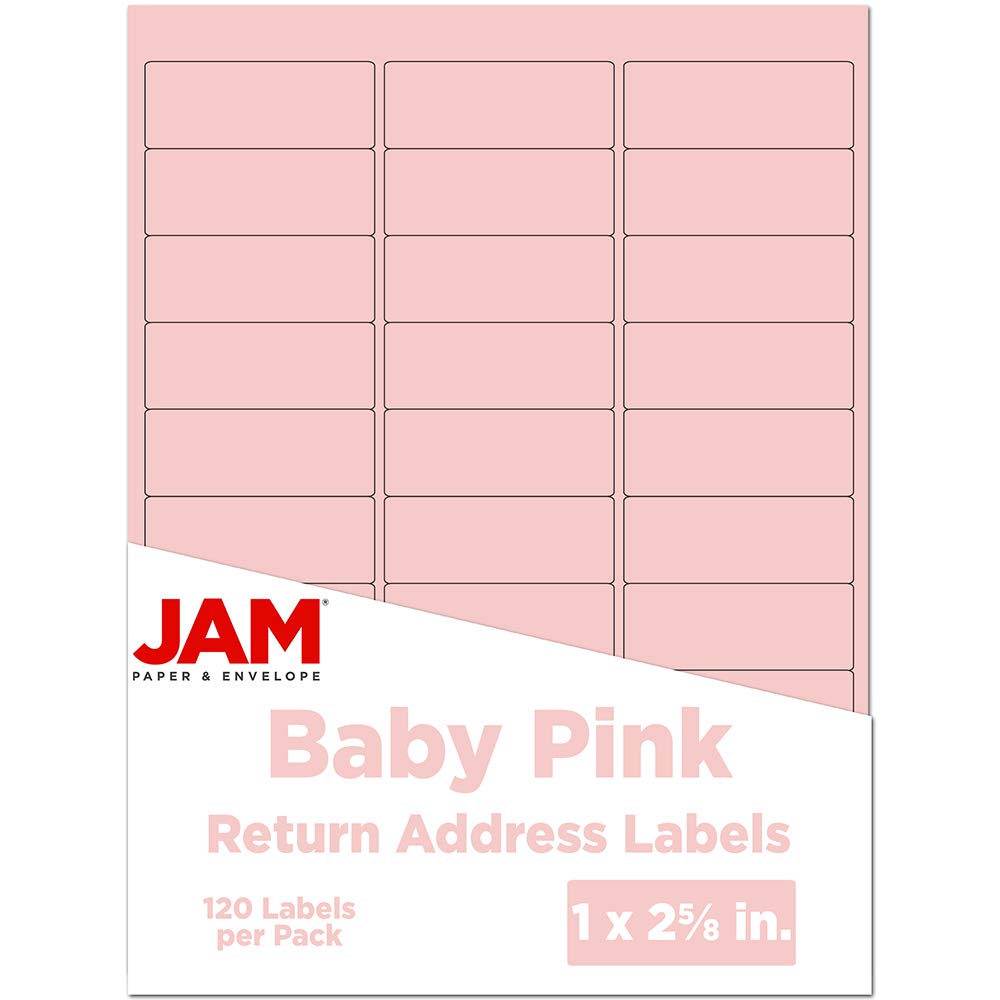 JAM PAPER Mailing Address Labels - Self-Adhesive Rectangular